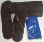 V A R I G - Souvenir - Par De Chinelos Sem Uso -na Embalagem e par de meias lacrada . Para colecionadores de plantão.