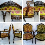 Antigo Par De Poltronas / Cadeiras De Braço Luis XV , em madeira nobre, arabescos talhados med . 70 x 52 x 1,00 cm de alt Requinte, beleza e luxo com ar de sofisticado, esta poltrona irá compor um ambiente elegante e confortável. Para aqueles que prezam pela decoração clássica.