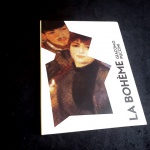 PROGRAMA DE ÓPERA  LA BOHÉME  TEATRO MUNICIPAL DE SÃO PAULO  25,5cm x 19,5cm