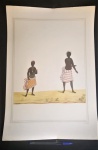 . LITOGRAVURA ANTIGA I / PL XXVI - ( ilustração sobre costumes e vestimentas de antigosafricanos na corte real )  Papel Especial : 48cm x 33cm // Ilustr.: 39cm x 28cm