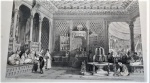 LITOGRAFIA ANTIGA 1   INTERIOR OF A TURKISH CAFFINET  CONSTANTINOPLA // PUBLICAÇÕES DE 1.840 - FISHER, SON & CO  LONDON  17cm X 20,5cm
