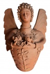 ARTE POPULAR - MARIA NUCA TRACUNHAÉM PE. , MED. 53 CM DE ALT. X 38 CM DE LARG.