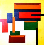 BELÍSSIMO QUADRO ÓLEO S/TELA, SEM ASSINATURA, MEDINDO 49x49cm.