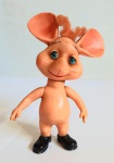 BONECO TOPO GIGIO , MED. 19 CM DE ALT.