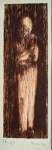 BELÍSSIMA  SERIGRAFIA 16 /21 ARTE CONTEMPORÂNEA ASSINADO , MED. 5 X 11 - 15,5 X 31 CM .
