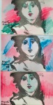 AUGUSTO RODRIGUES 1988 - 1989  XILOGRAVURA , MED. 15 X 31 - 27 X 34 CM.