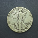USA - Moeda Half Dollar Prata 1942