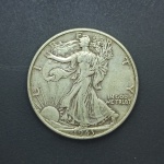 USA - Moeda Half Dollar Prata 1943