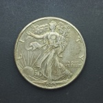 USA - Moeda Half Dollar Prata 1945