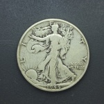 USA - Moeda Half Dollar Prata1944