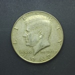 USA - Moeda Half Dollar Prata 1967