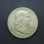 USA - Moeda Half Dollar Prata 1963