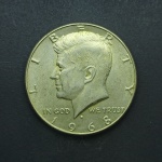 USA - Moeda Half Dollar Prata 1968