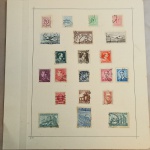 Folha de selos "Republique Belgie"