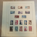 Folha de selos da República Francesa