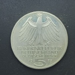 ESTRANGEIRA - Moeda Prata Bundesrepublik Deutschland Deutsche Mark 5 1979