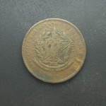 BRASIL - Moeda de Bronze 20 Réis 1908