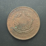 BRASIL - Moeda de Bronze 20 Réis 1911