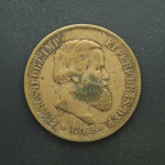 BRASIL - Moeda de Bronze 20 Réis 1869