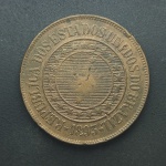 BRASIL - Moeda de Bronze 40 Réis 1893