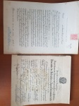 2 Documentos antigos da republica do Brasil de 1937