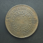 BRASIL - Moeda de Bronze 40 Réis 1893
