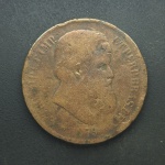BRASIL - Moeda de Bronze 40 Réis 1879