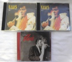 Lote contendo 03 cds , alusivos a Elvis Presley. `The Best of Elvis`, volume 01 e volume 02, e `Love Elvis`.