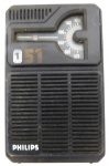 Rádio de mão da marca Philips - modelo 051, item não testado