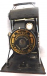 Antiga Máquina Fotográfica, modelo sanfona, marca Coronel, produzido na França.