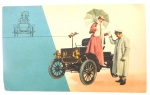 Curioso cartão postal alusivo a General Motors do Brasil  `OLDS MOBILE 1906`.