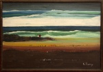 Sylvio Pinto (Rio de Janeiro, 1918 - 1997). MARINHA COM BARCO. Óleo sobre tela. 76 x 53 cm. Assinado S. Pinto (cid). No verso: No. 209.