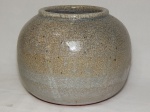 VICCO - Grande potiche bojudo em cerâmica vitrificada na cor cinza. Assinado e datado 1988. 18 x 14cm. - -