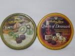 Duas latas de bombons dinamarqueses 