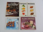 LIVRO (5) - Cinco livros sobre culinária diversa: 