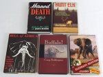 LIVRO (5) - Cinco livros sobre caças de animais: 