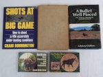 LIVRO (5) - Cinco livros sobre tiros em caça: 