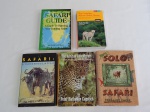 LIVRO (5) - Cinco livros sobre safaris: 