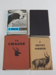LIVRO (4) - Quatro livros diversos sobre caça: 