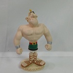 Asterix - Boneco do personagem Claudius Cornedurus fabricado pela Plastoy, consta ano 2000 na base. Mede aprox. 15cm de comprimento
