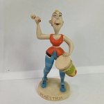 Asterix - Boneco do personagem Maestria fabricado pela Plastoy, consta ano 2000 na base. Mede aprox. 15cm de comprimento