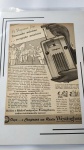 Antiga Propaganda do Rádio Westinghouse, pronta para ser emoldurada - Revista Seleções de 1.946.