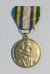 COLECIONISMO - Antiga medalha Olavo Bilac da Sociedade Brasileira de Educação e Integração.