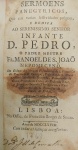 Manoel de São João Nepomuceno - Sermoens Panegyricos - Lisboa 1768 - Muito bom exemplar - Encadernado - Innocêncio 6,10