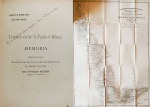Prudente de Moraes Filho - Limites Entre São Paulo e Minas - Rio de Janeiro 1920 - Muito bom exemplar - Ilustrado com mapas - Encadernado