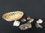 Coleção de pedras  de varios tipos e procedências diversas.