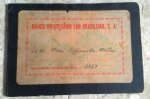 Antiga Caderneta de Hipoteca do Banco Hipotecario Lar brasileiro S/A - 1952