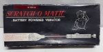 Antigo e Vintage coçador de costas com vibrador em metal - funcionando - marcas do tempo ( A) 