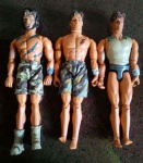 3 bonecos MAX STELL - No Estado.