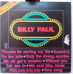 Disco Vinil: BILLY PAUL- Não testado - No estado